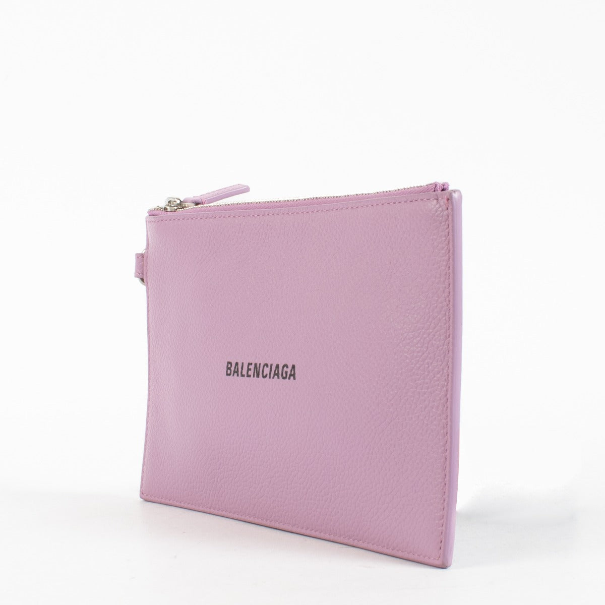 Authentic pre-loved Balenciaga Pink Leather Zip Pouch on Labellov.com