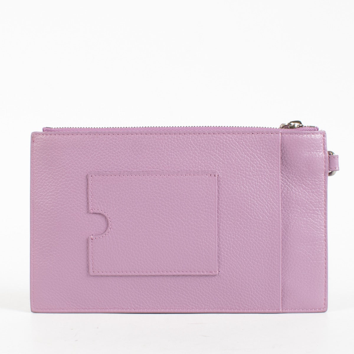 Authentic pre-loved Balenciaga Pink Leather Zip Pouch on Labellov.com