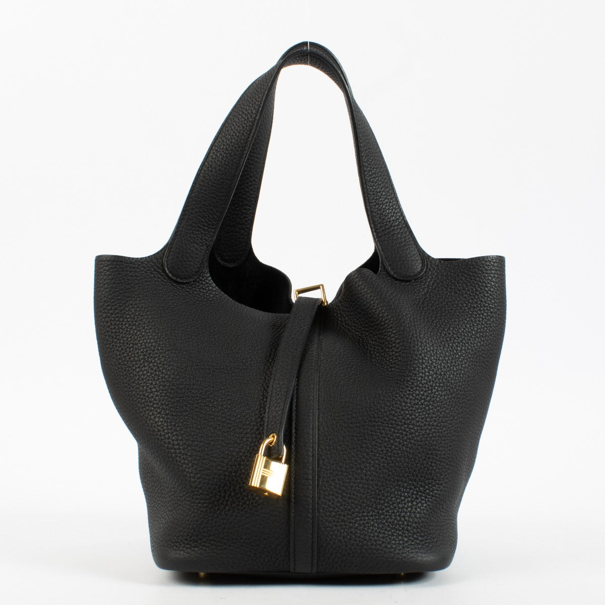 Hermès Picotin Lock 22 Noir Clemence GHW