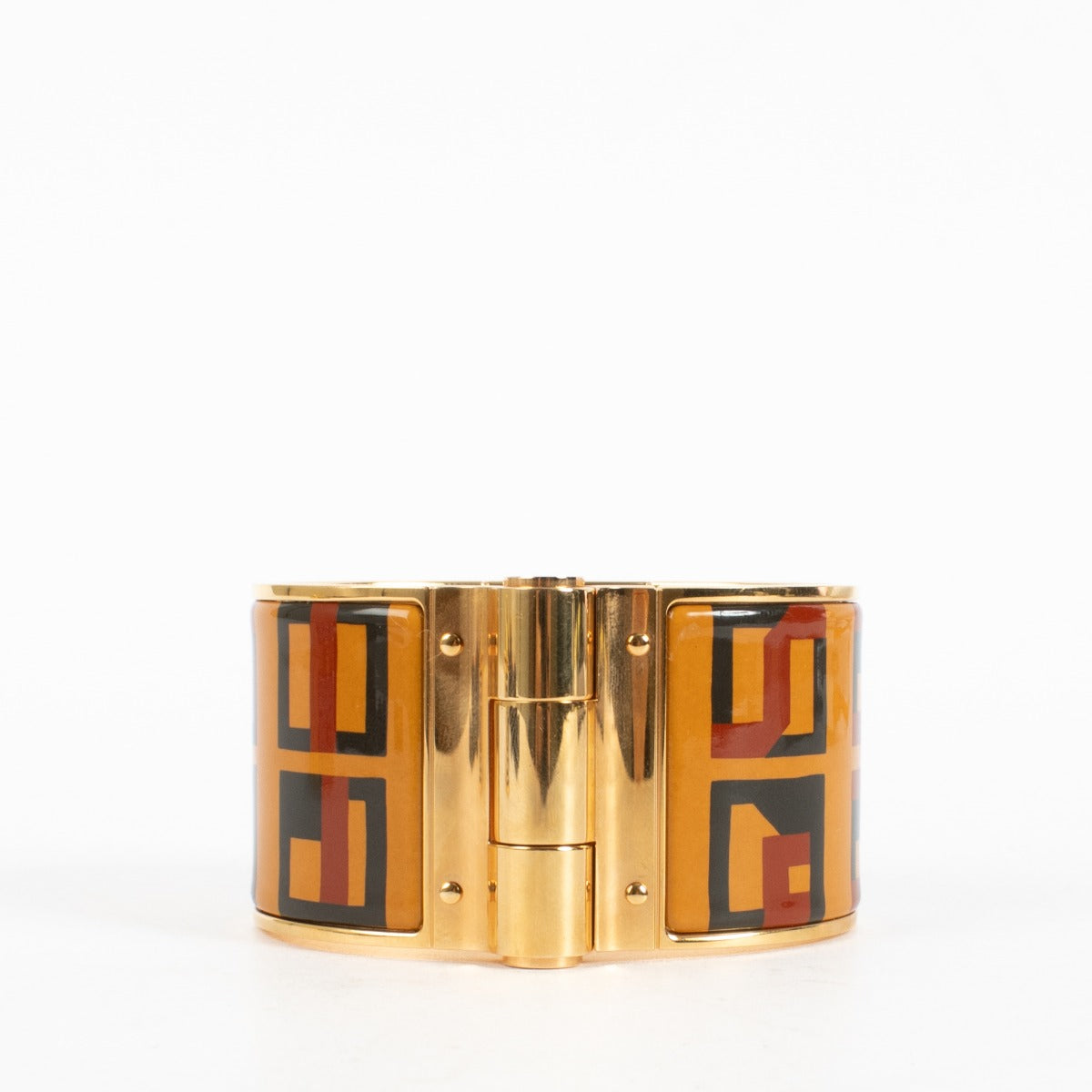 Bracelet Hermès Émail Charnière Extra Large