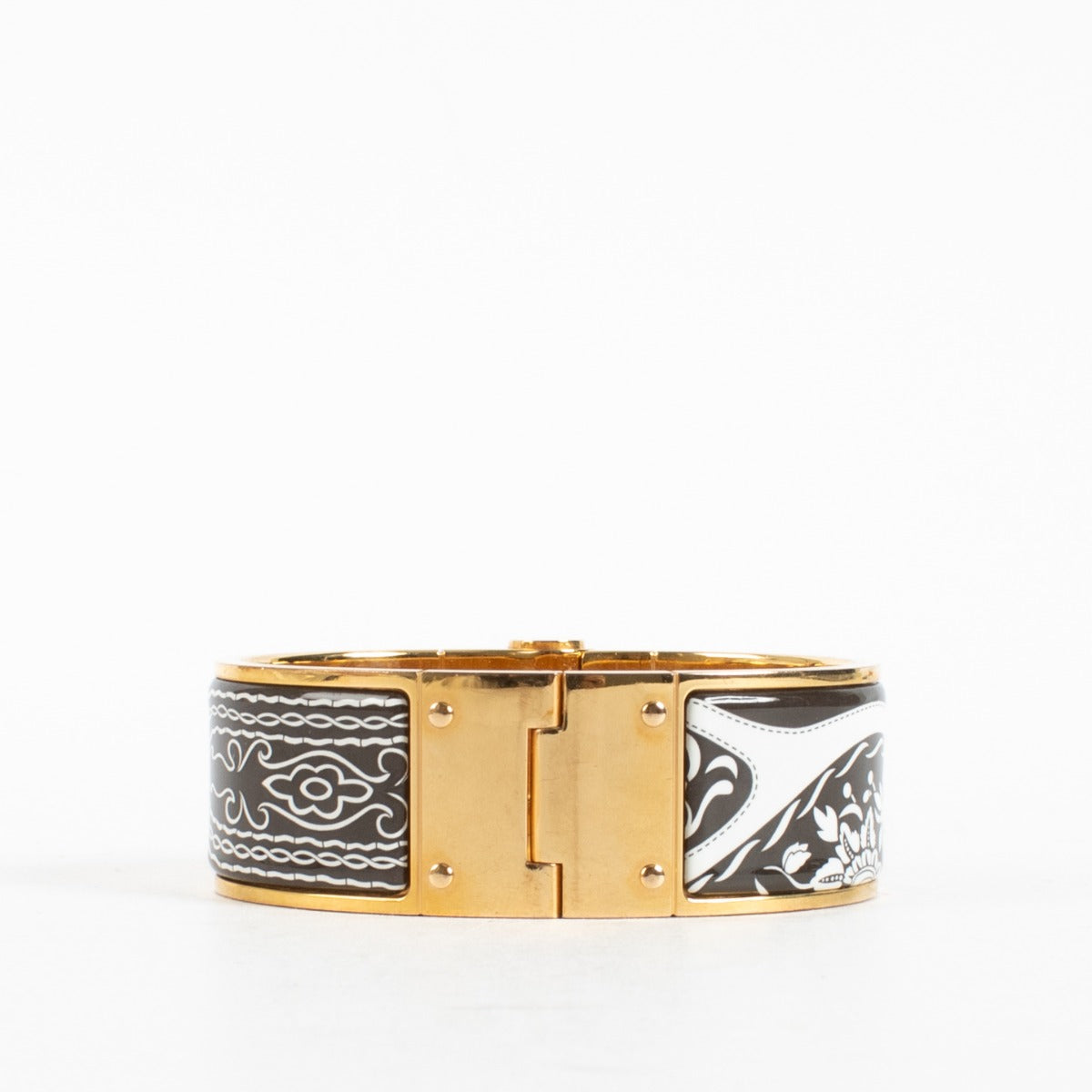 Hermès Festival Des Amazones Charnière Brede Armband