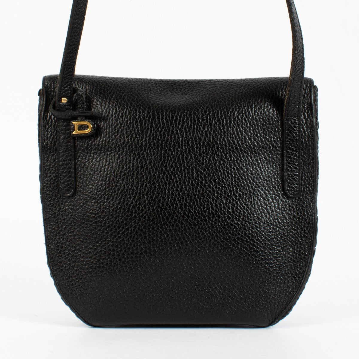 shop 100% authentic second hand Delvaux Black Listrac Toile De Cuir PM Bag on Labellov.com