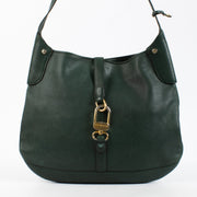 shop 100% authentic second hand Delvaux Green Leather Yucca Crossbody Bag on Labellov.com