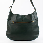 shop 100% authentic second hand Delvaux Green Leather Yucca Crossbody Bag on Labellov.com
