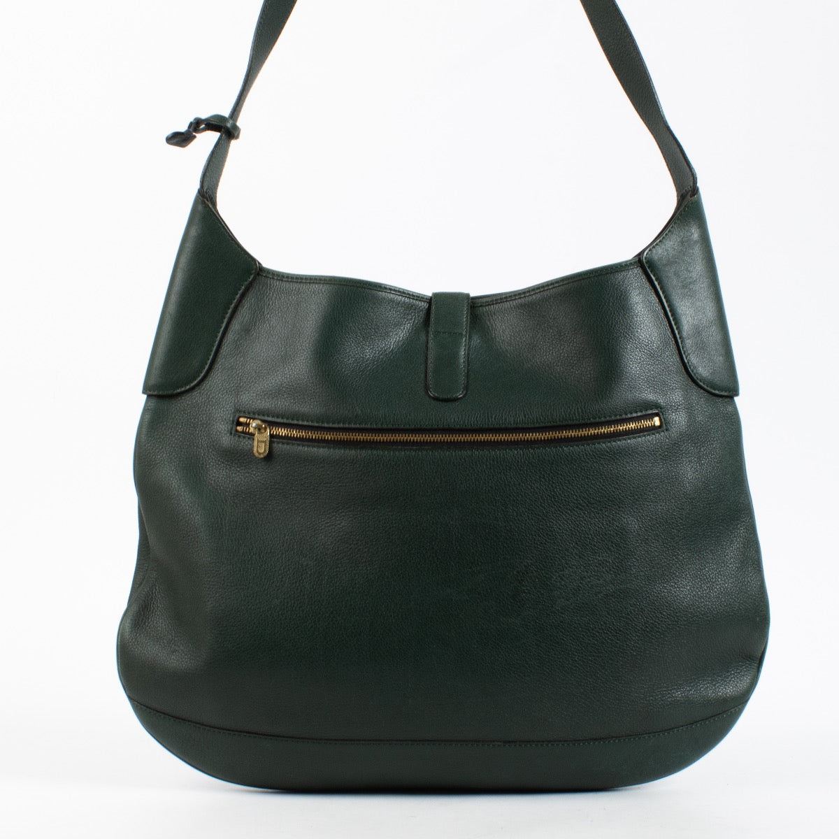 shop 100% authentic second hand Delvaux Green Leather Yucca Crossbody Bag on Labellov.com