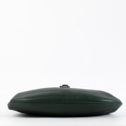 shop 100% authentic second hand Delvaux Green Leather Yucca Crossbody Bag on Labellov.com