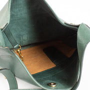 shop 100% authentic second hand Delvaux Green Leather Yucca Crossbody Bag on Labellov.com