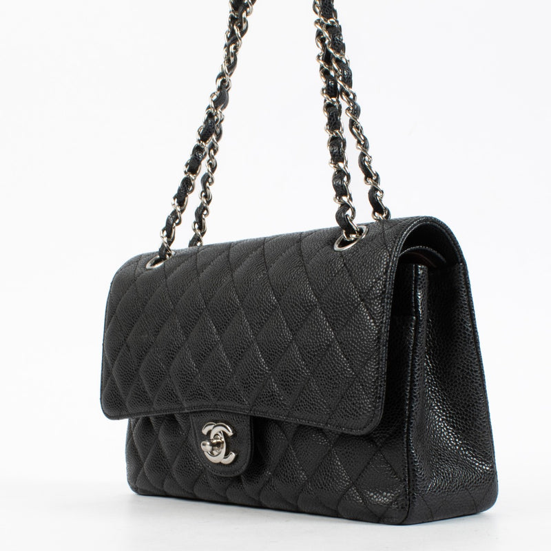 Chanel Black Caviar Medium Classic 11.12 Bag
