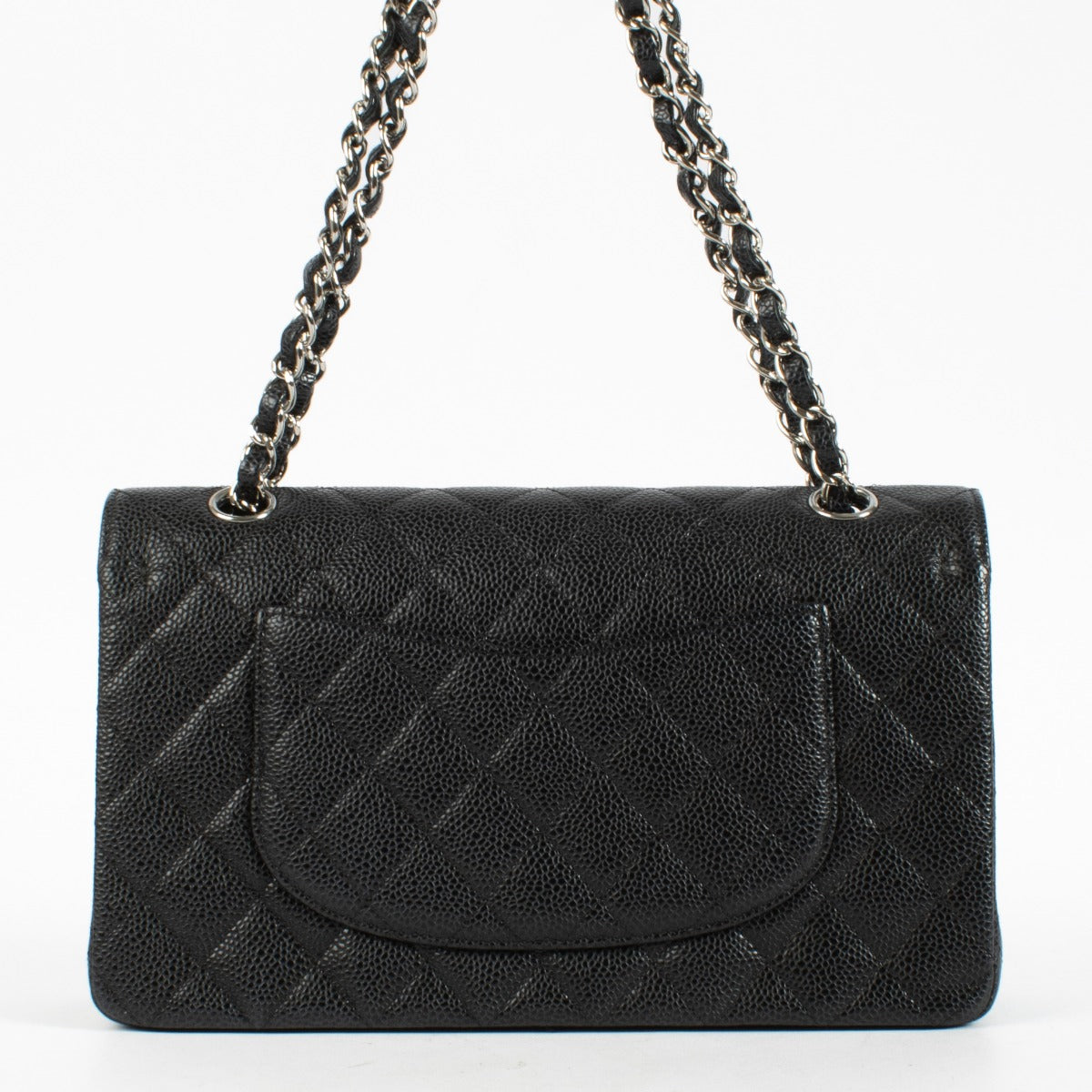 Sac Chanel Classique 11.12 Moyen en Caviar Noir