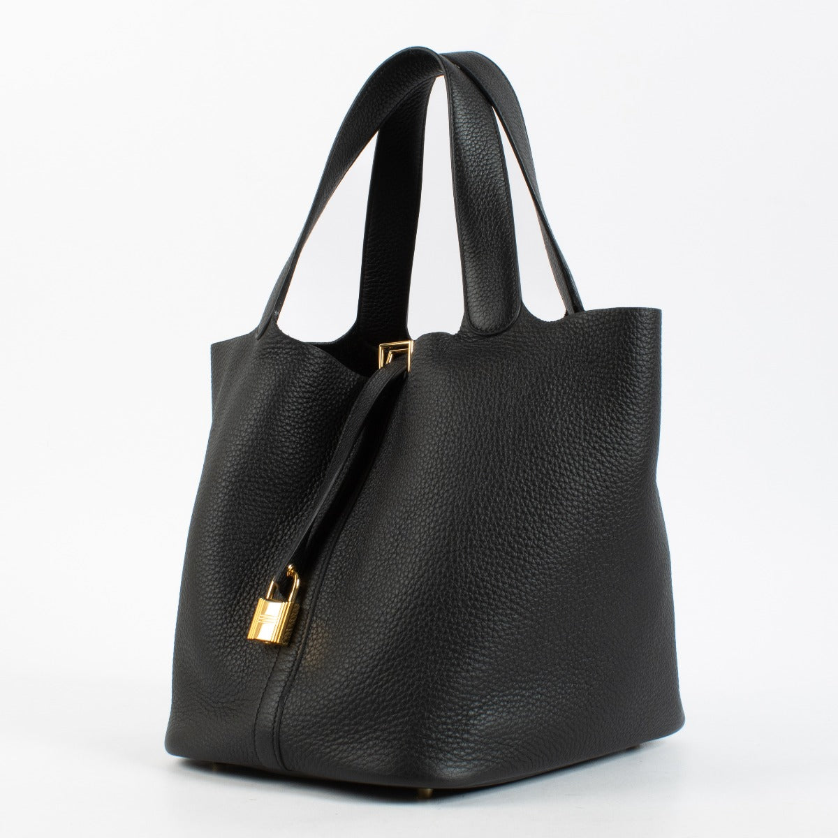 Hermès Picotin Lock 26 Noir Clemence GHW