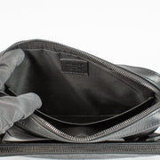 Authentic pre-loved Louis Vuitton Black Monogram Shadow Trio Messenger Bag on Labellov.com