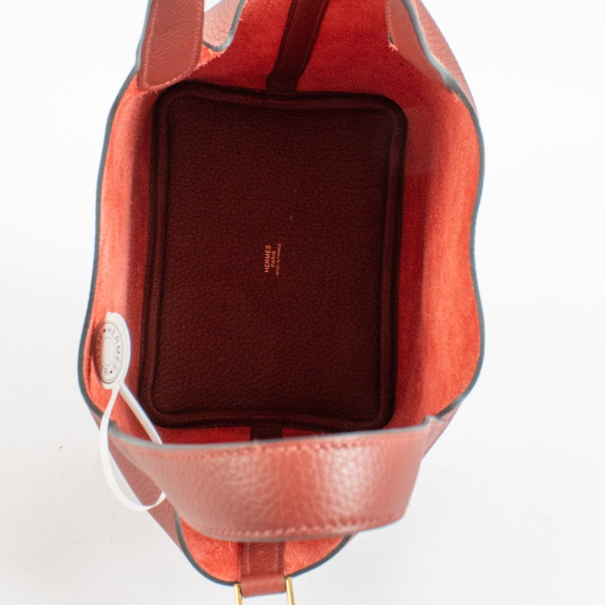Hermès Picotin Lock 18 Rouge H Clemence GHW