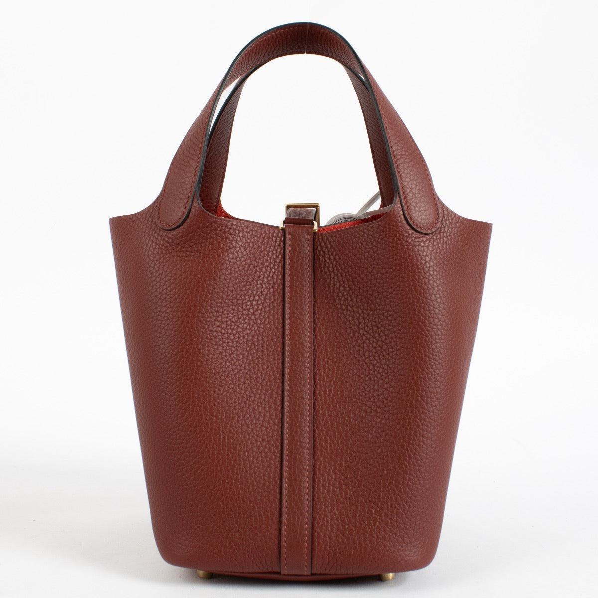 Hermès Picotin Lock 18 Rouge H Clemence GHW