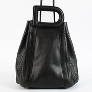 Authentic Second Hand Delvaux Black Caraïbes Toile De Cuir Bag on Labellov.com