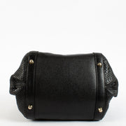 Authentic Second Hand Delvaux Black Caraïbes Toile De Cuir Bag on Labellov.com