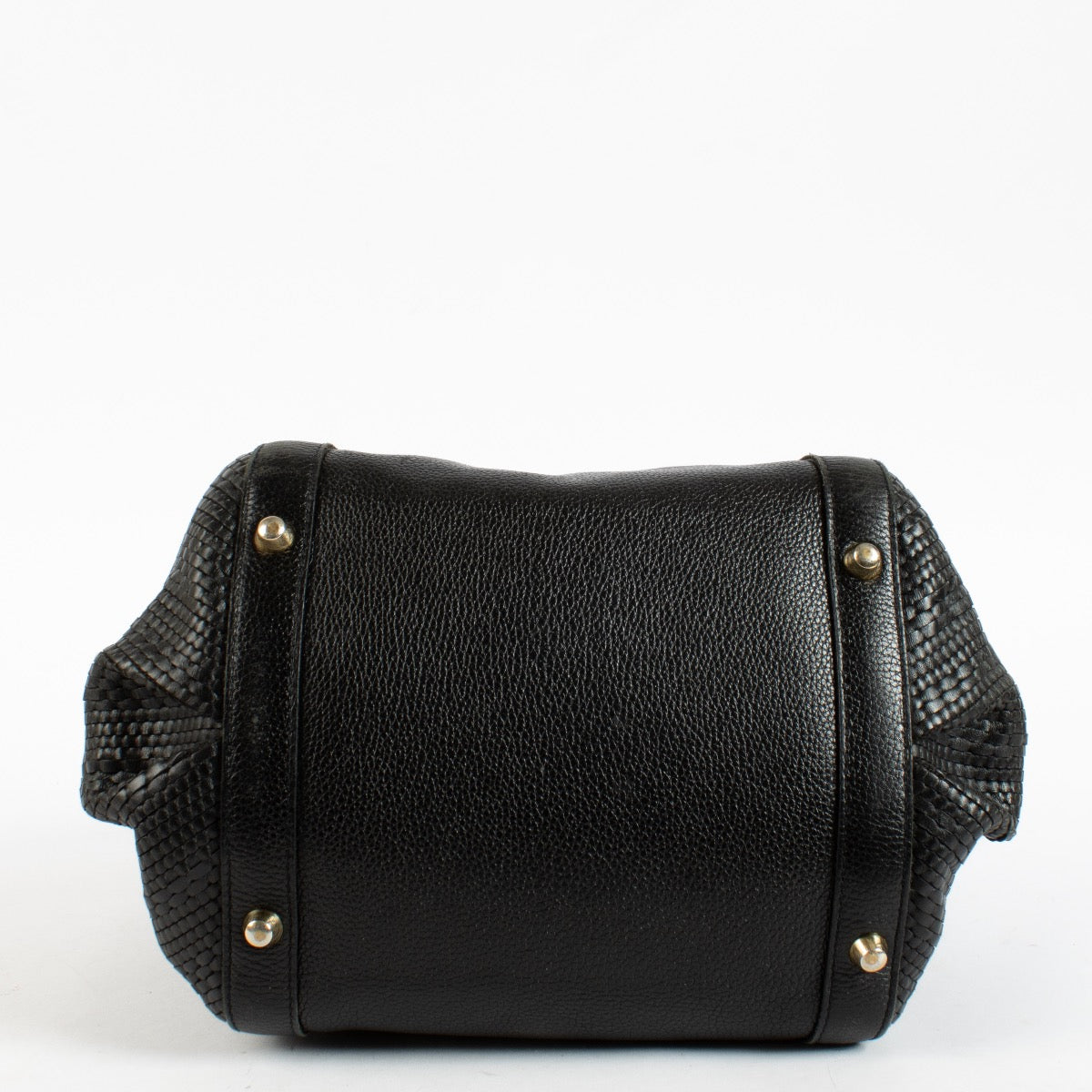 Authentic Second Hand Delvaux Black Caraïbes Toile De Cuir Bag on Labellov.com