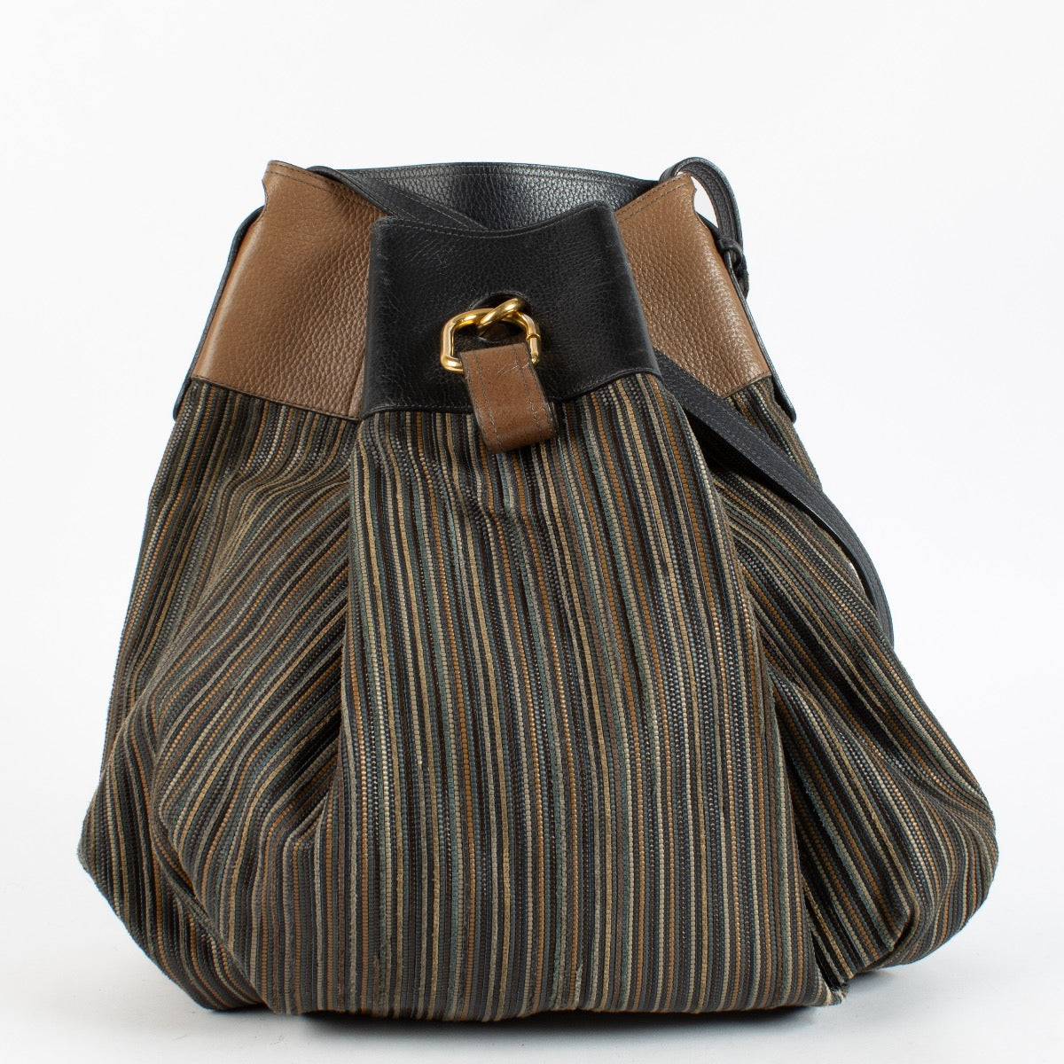 Authentic Second Hand Delvaux Multicolor Toile De Cuir Faust Bag on Labellov.com