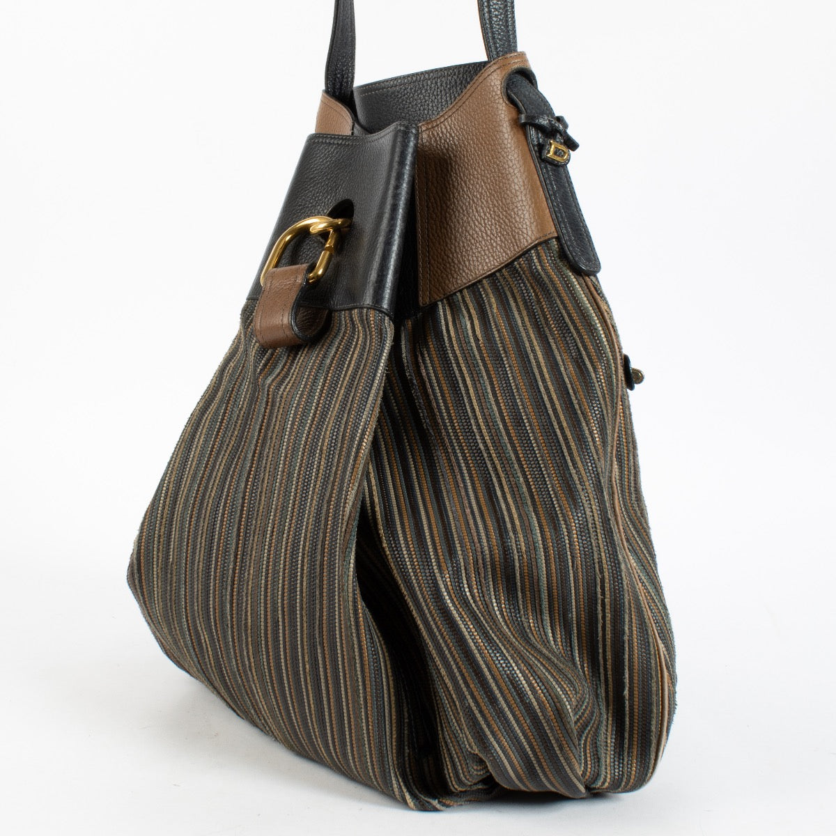 Authentic Second Hand Delvaux Multicolor Toile De Cuir Faust Bag on Labellov.com