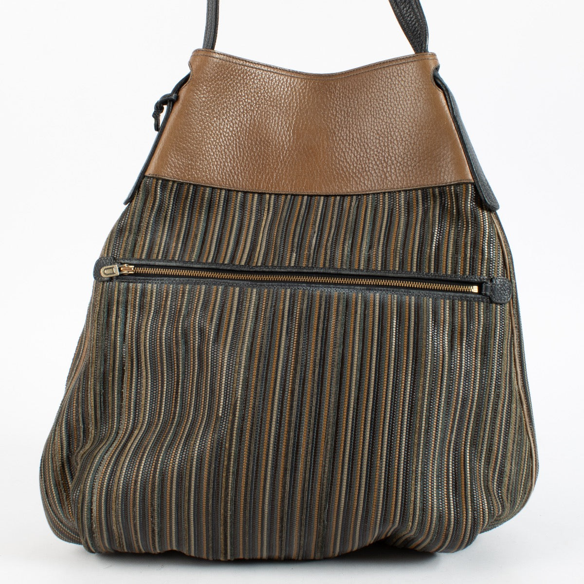 Authentic Second Hand Delvaux Multicolor Toile De Cuir Faust Bag on Labellov.com