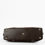 shop 100% authentic second hand Ferragamo Vintage Brown Suede Belt Bucket Bag on Labellov.com