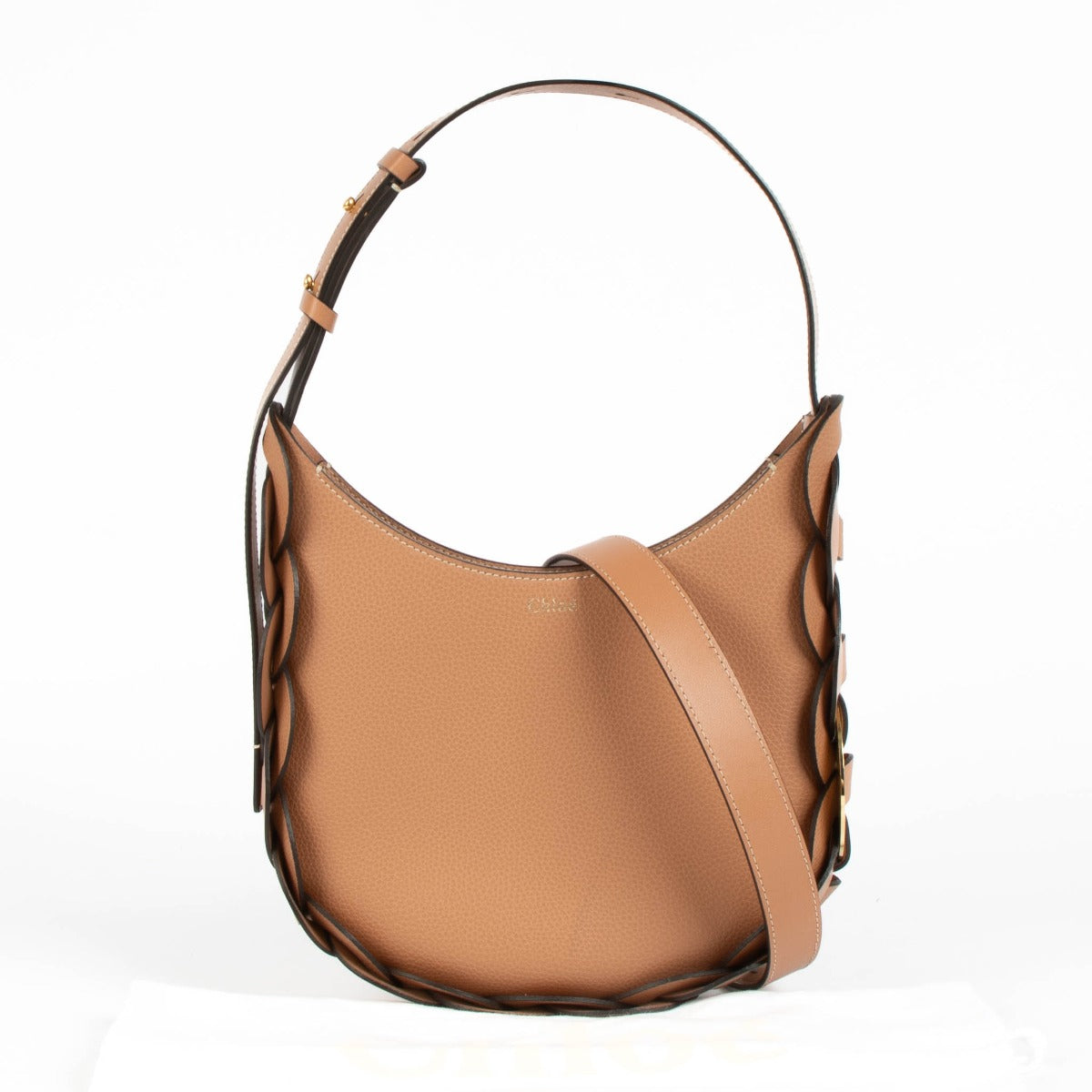 Shop this authentic Chloé Brown Daryl Shoulder Bag pre-loved on Labellov.com