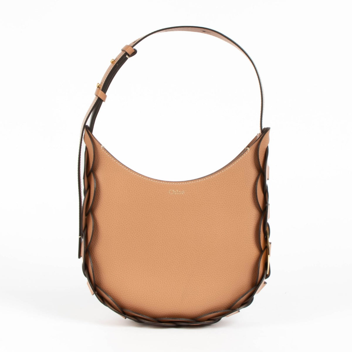 Shop this authentic Chloé Brown Daryl Shoulder Bag pre-loved on Labellov.com