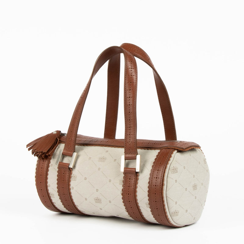 Shop this authentic Delvaux Lily PM Fabric Bag pre-loved on Labellov.com