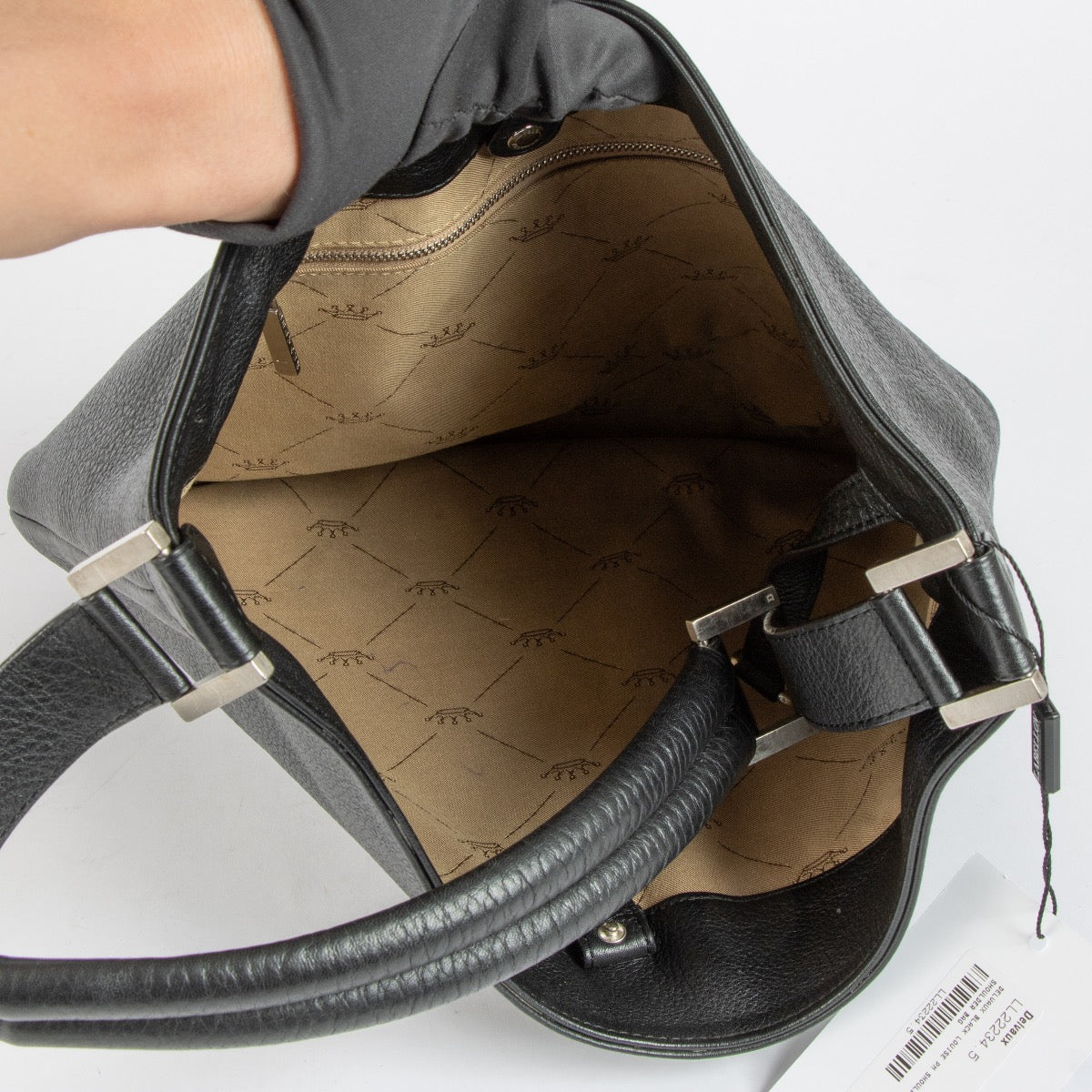 Delvaux Black Louise PM Shoulder Bag