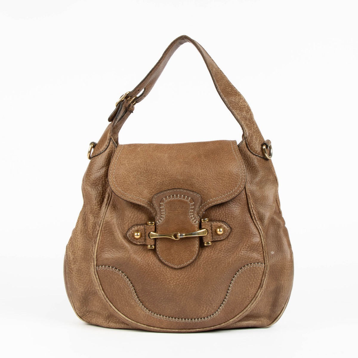 Shop this authentic Gucci Brown Pelham Shoulder Bag pre-loved on Labellov.com