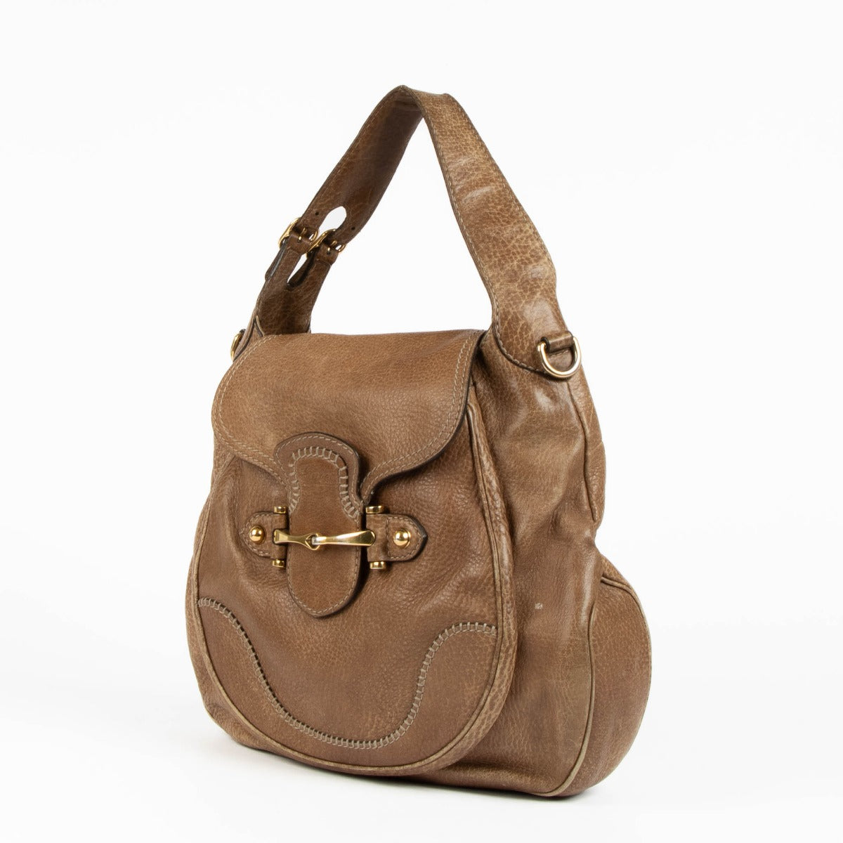 Shop this authentic Gucci Brown Pelham Shoulder Bag pre-loved on Labellov.com