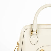 Shop this authentic Gucci White 1955 Top Handle Bag pre-loved on Labellov.com