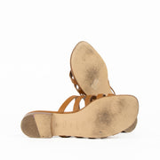 Shop this authentic Hermès Brown Camelia Sandals pre-loved on Labellov.com