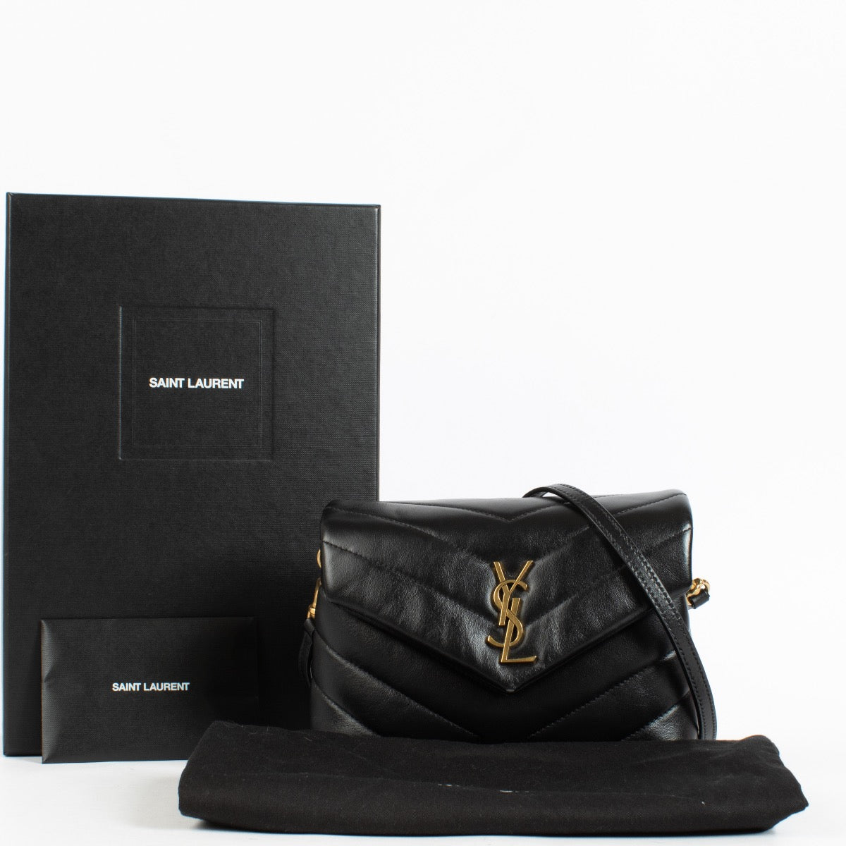 shop 100% authentic second hand Saint Laurent Black Toy Loulou Bag on Labellov.com