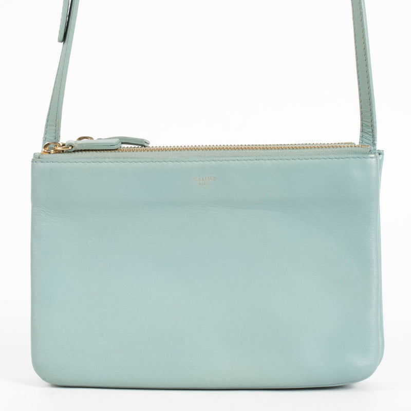 Shop the authentic Celine Blue Trio Bag second hand on Labellov.com.