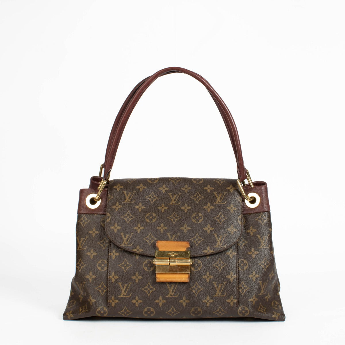 Authentic pre-loved Louis Vuitton Monogram Olympe MM Shoulder Bag on Labellov.com