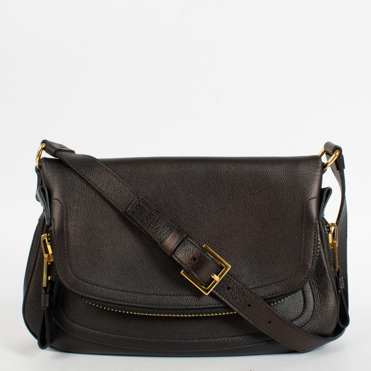 Shop the Tom Ford Black Medium Jennifer Bag second hand on Labellov.com