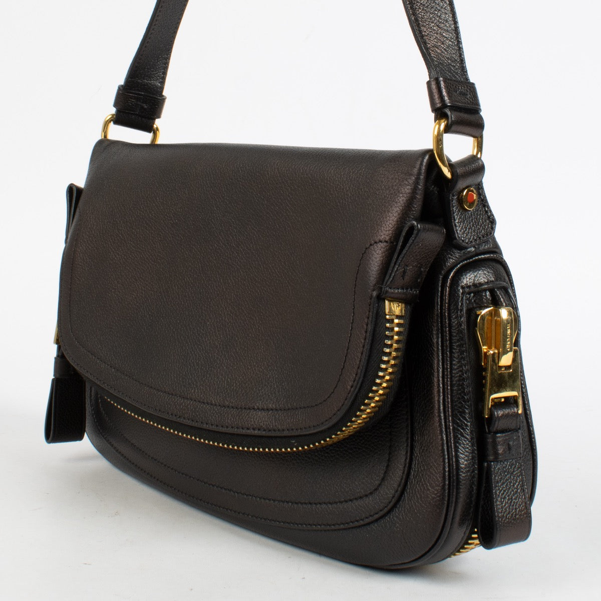 Shop the authentic Tom Ford Black Medium Jennifer Bag second hand on Labellov.com