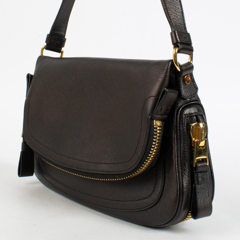 Shop the authentic Tom Ford Black Medium Jennifer Bag second hand on Labellov.com