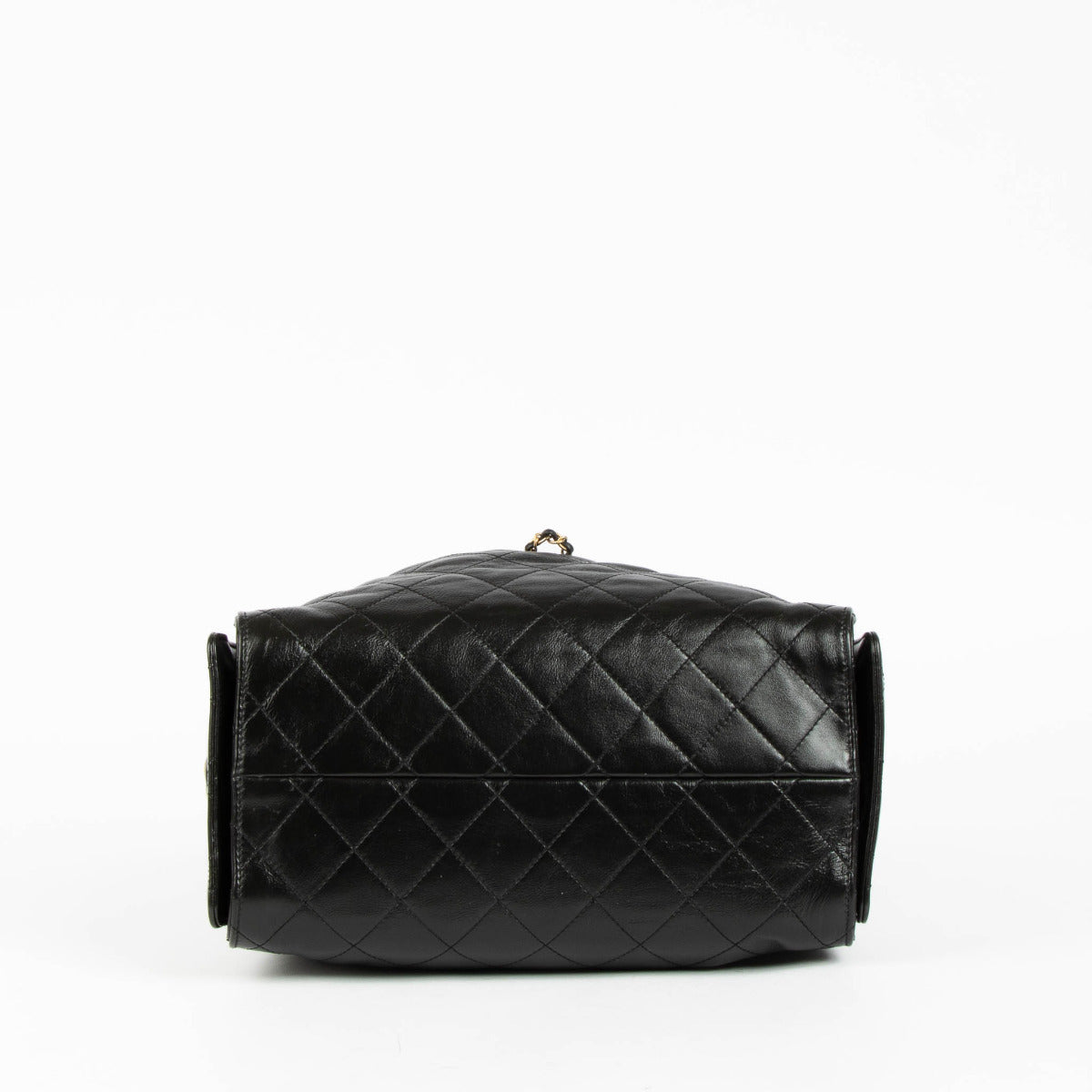 Sac Chanel 25 petit modèle en veau vieilli noir Chanel