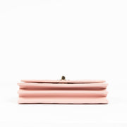 Shop this 100% authentic Chanel Pink Wallet On Chain Top Handle Bag at Labellov.com