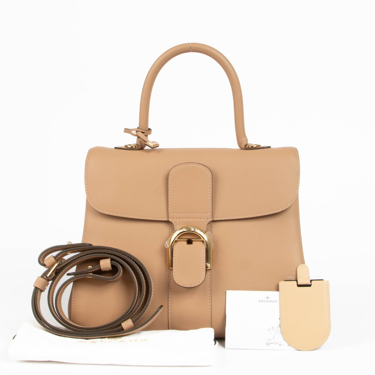 Shop this 100% authentic Delvaux Vison Rodeo Calf Brillant MM Bag at Labellov.com