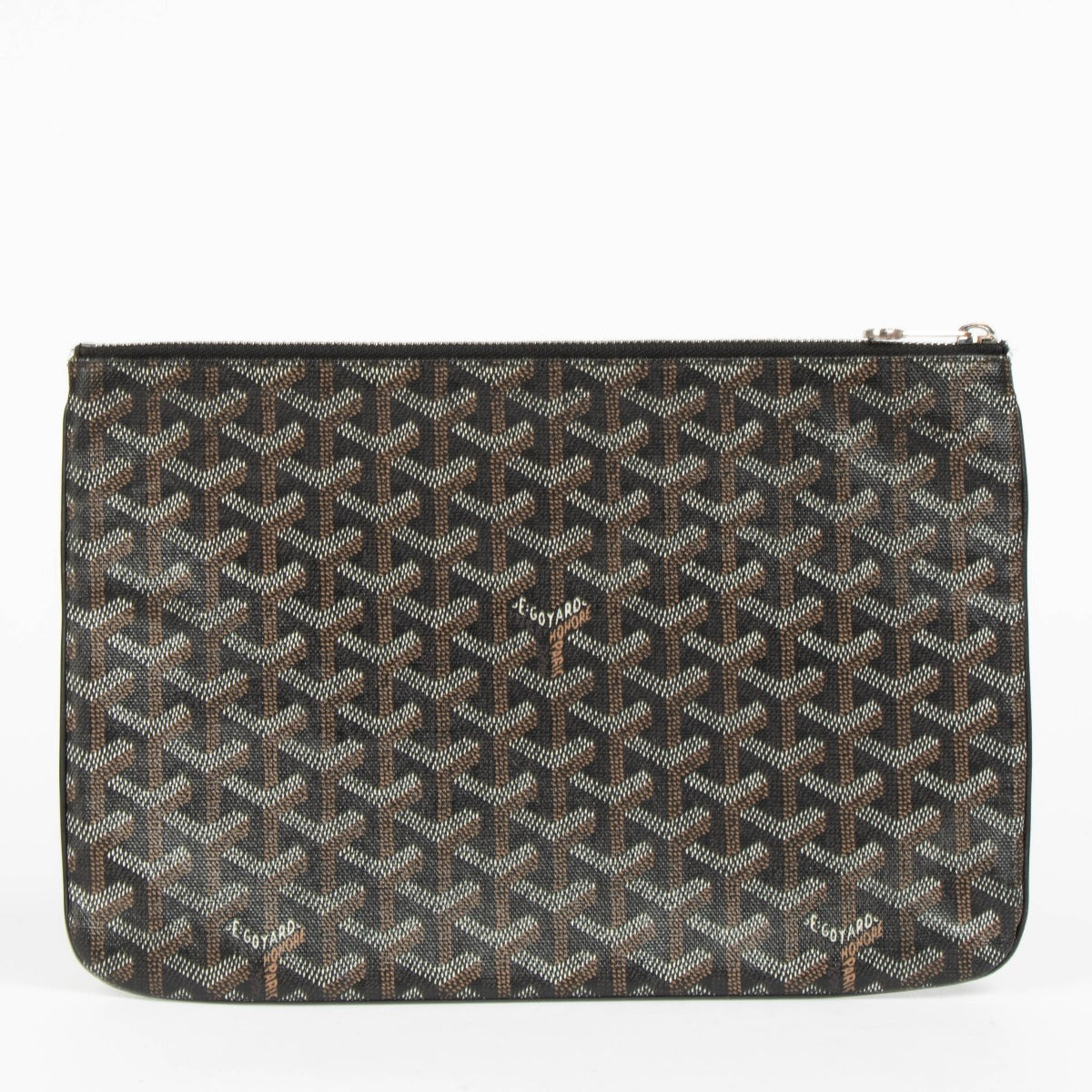 Shop this 100% authentic Goyard Black Goyardine Dinar MM Pouch Travel Bag at Labellov.com