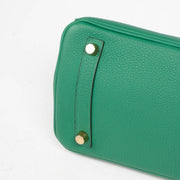 Shop safe online Labellov in Antwerp, Brussels and Knokke this 100 Hermès Birkin 25 Vert Vertigo Togo GHW. Veilig online tweedehands authentieke Hermès Birkin 25 Vert Vertigo Togo GHW kopen bij Labellov.