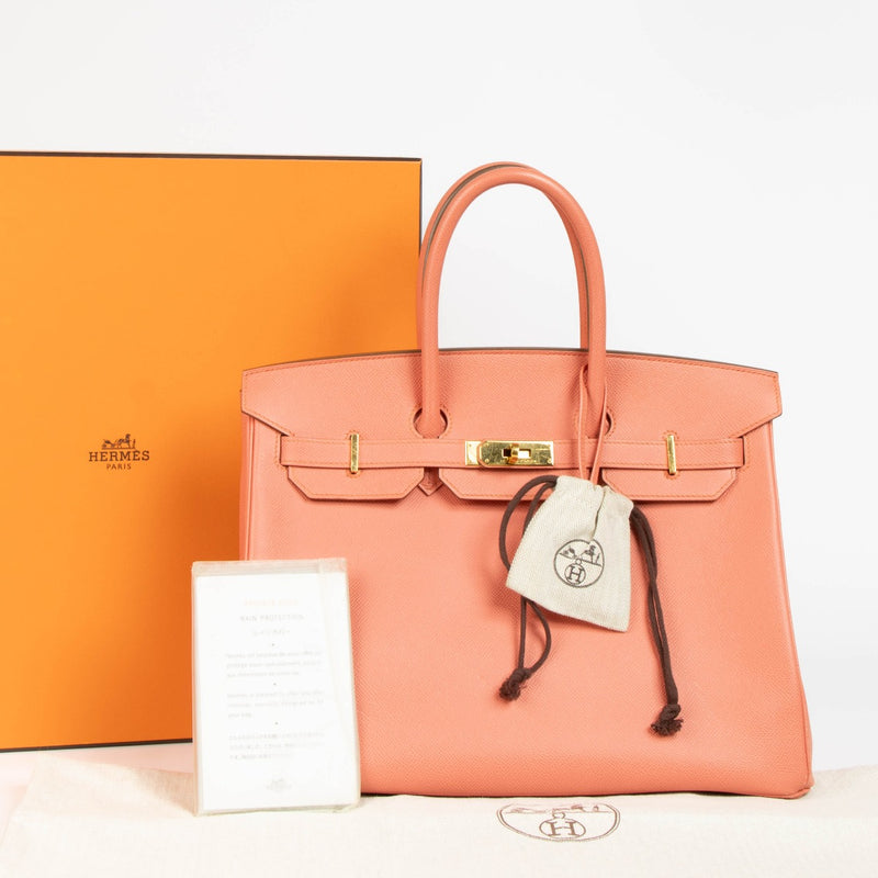 Hermès Birkin 35 Flamingo Epsom GHW