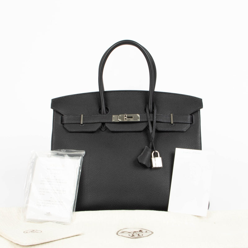 Hermès Birkin 35 Bleu Indigo Togo PHW