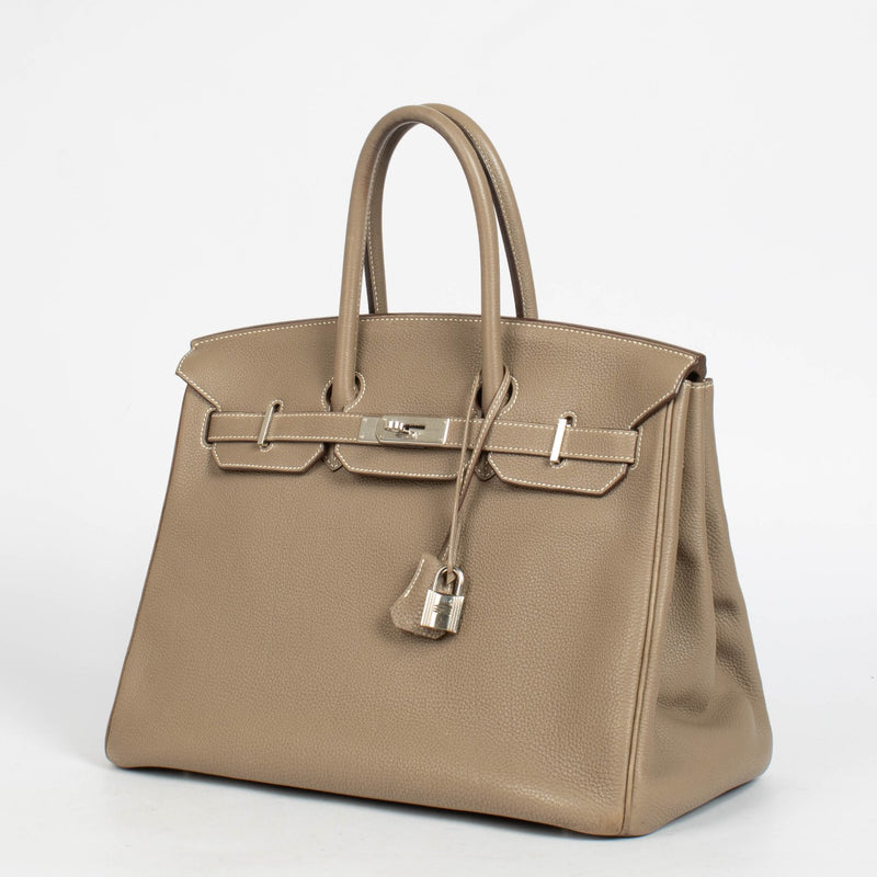 Hermès Birkin 35 Etoupe Togo PHW
