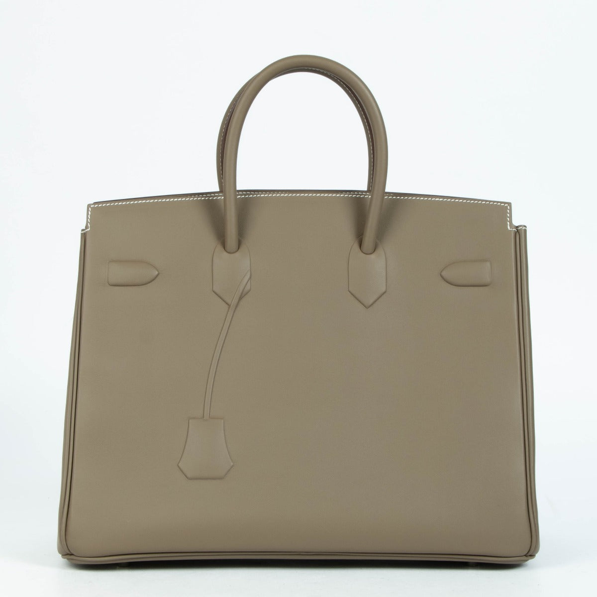 Hermès Shadow Birkin 35 Etoupe Swift PHW