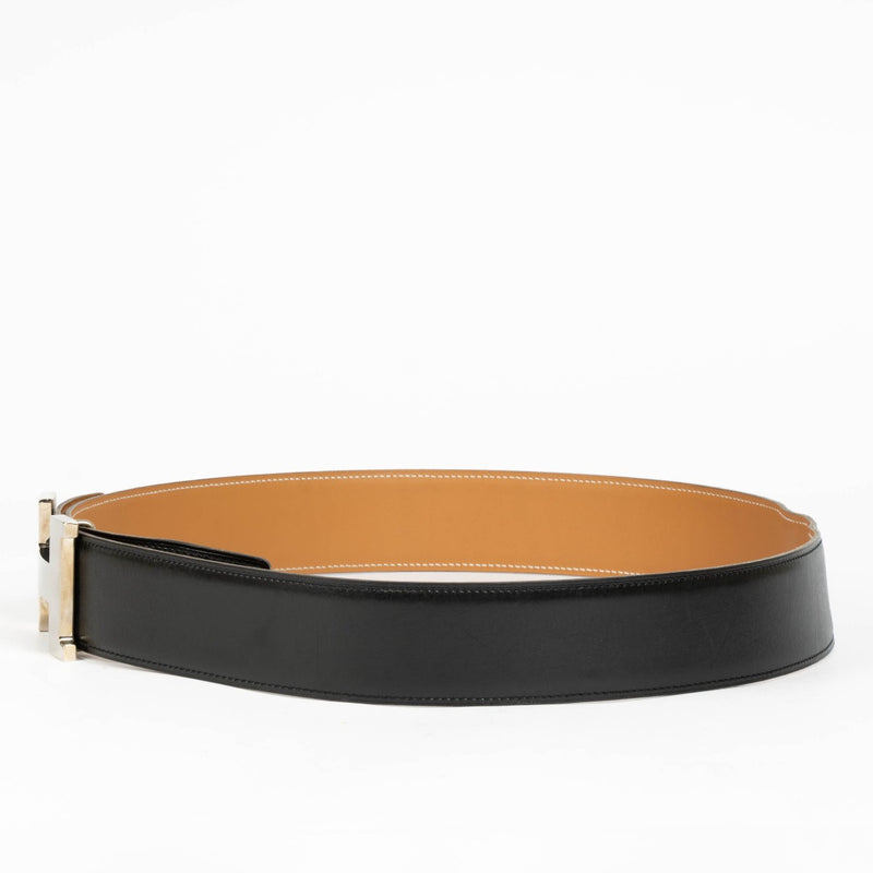 Authentic pre-loved Hermès Black Box Constance 42 mm Belt - Size 90 on Labellov.com