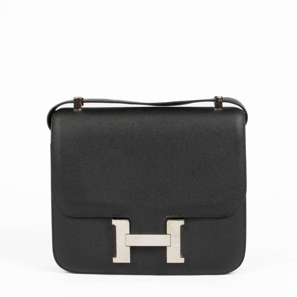 Hermès Constance 24 Black Epsom PHW