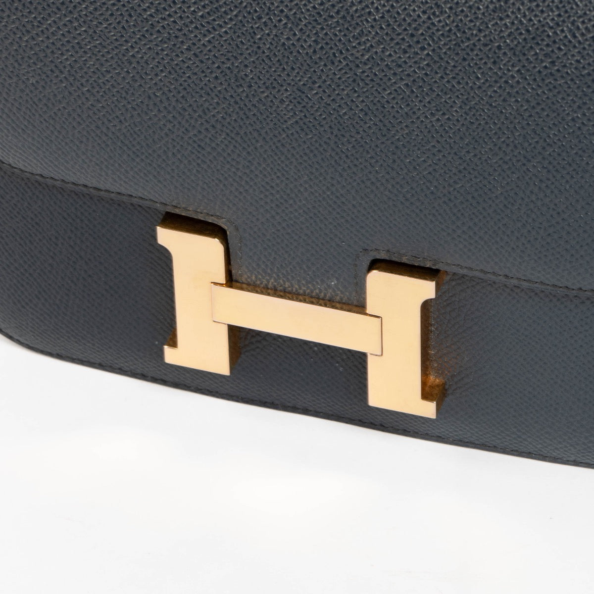 Shop this 100% authentic Hermès Constance Mini Bleu Indigo RGHW Bag (Stamp C 2018) at Labellov.com